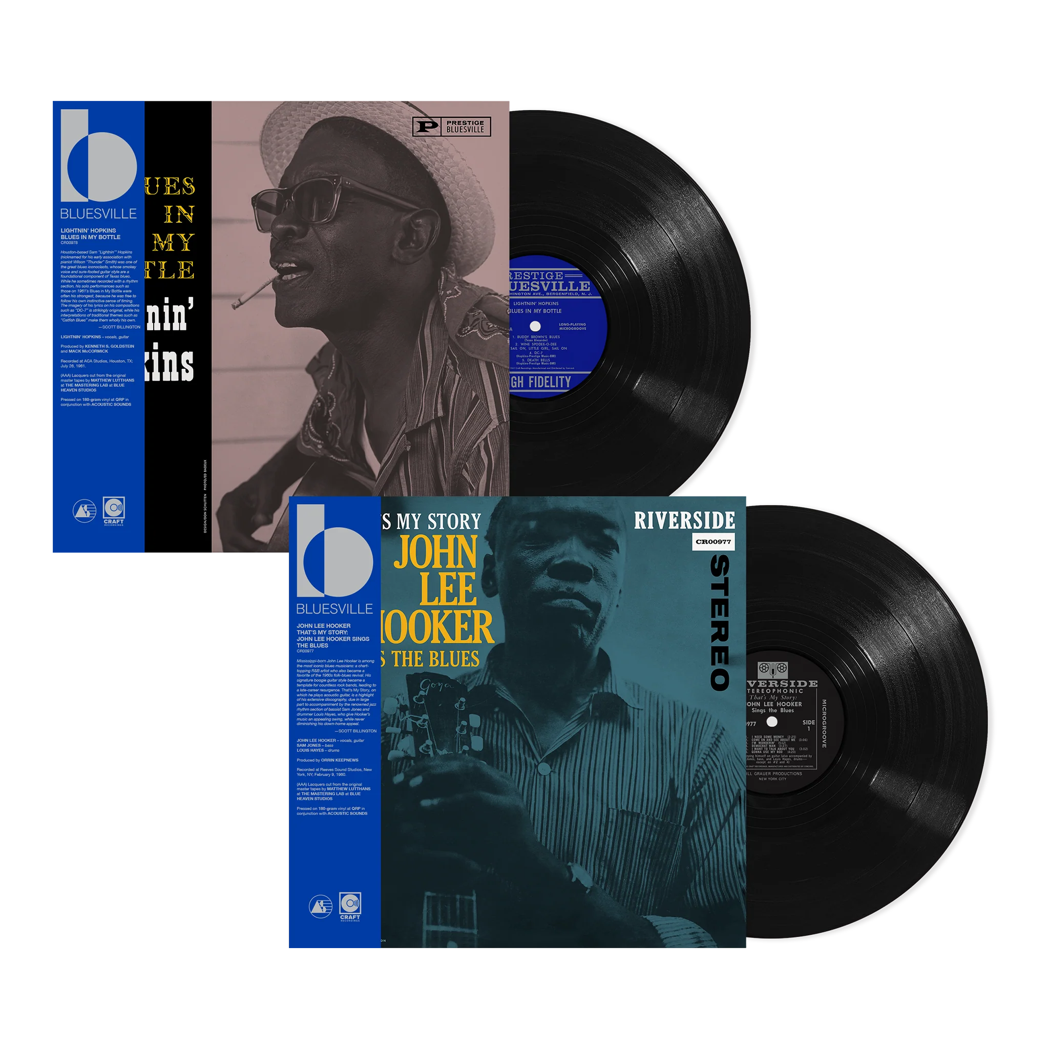 Featured image for “CAPTIVATING ALBUMS FROM JOHN LEE HOOKER AND LIGHTNIN’ HOPKINS”